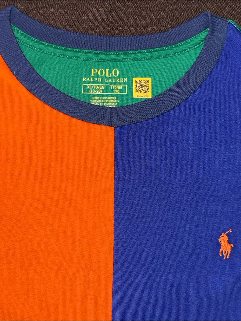 Ralph Lauren Boys Colorblock Tee